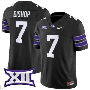 Michael Bishop  #7 Kansas State Wildcats Vapor Patch College   Black