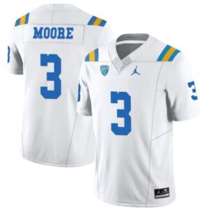 Moore  #3 UCLA Bruins Home Vapor Patch College  All  White