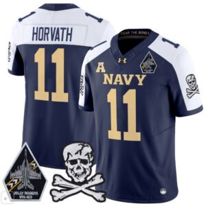 Navy Midshipmen Blake Horvath  #11 Vapor Patch College   Navy Alternate