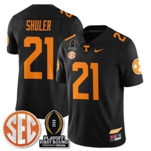 Navy Shuler  #21 Tennessee Volunteers  Playoff First Round  - Black