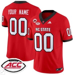 NC State Wolfpack Custom  Home Vapor ACC Patch College   Red
