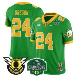 Oregon  #24 Oregon Ducks Big Ten Champions Patch   Green