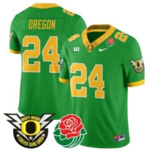 Oregon  #24 Oregon Ducks Mighty Rose Bowl Patch   Green