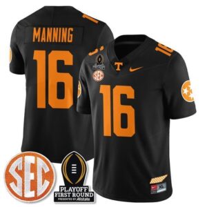 P. Manning  #16 Tennessee Volunteers  Playoff First Round   Black