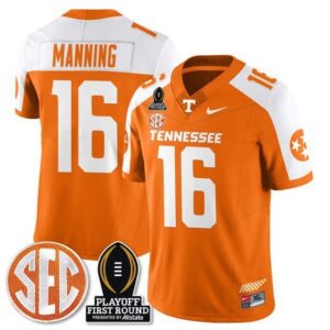 P. Manning  #16 Tennessee Volunteers  Playoff First Round   Orange Al