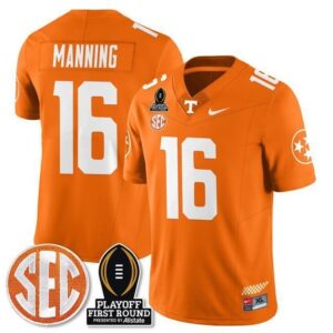 Peyton Manning  #16 Tennessee Volunteers  Playoff First Round   Orange