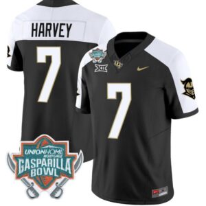 RJ Harvey  #7 UCF Knights Gasparilla Bowl Vapor Patch   Black Alternate