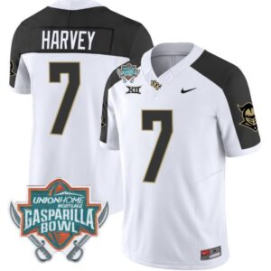 RJ Harvey  #7 UCF Knights Gasparilla Bowl Vapor Patch   White Alternate