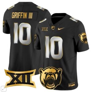 Robert Griffin III  #10 Baylor Bears Vapor Patch College   Black Limited