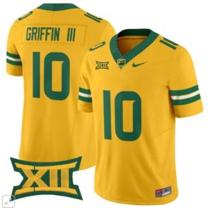 Robert Griffin III  #10 Baylor Bears Vapor Patch College   Gold