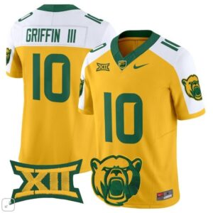 Robert Griffin III  #10 Baylor Bears Vapor Patch College   Gold Alternate