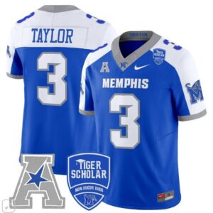 Roc Taylor  #3 Memphis Tigers Vapor Patch College  All  Royal Alternate