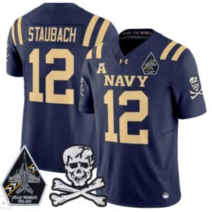 Roger Staubach  #12 Navy Midshipmen Vapor Patch College   Navy