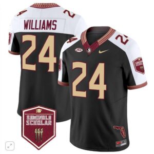 Roydell Williams  #24 Florida State Seminoles Scholar Vapor   Black Alternate
