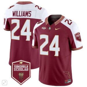 Roydell Williams  #24 Florida State Seminoles Scholar Vapor   Maroon Alternate