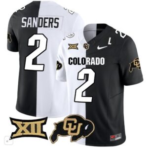 Shedeur Sanders  #2 Colorado Buffaloes Vapor Limited Big 12 Patch   Split