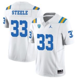 Steele  #33 UCLA Bruins Home Vapor Patch College  All  White
