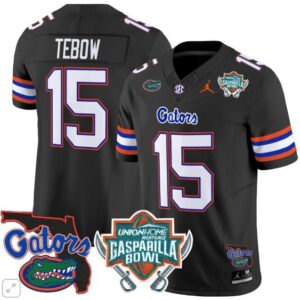 Tebow  #15 Florida Gators Gasparilla Bowl Vapor   Black
