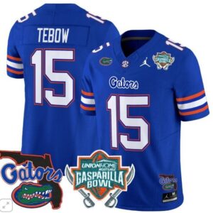 Tebow  #15 Florida Gators Gasparilla Bowl Vapor   Royal