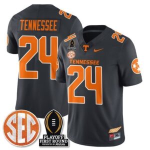 Tennessee  #24 Tennessee Volunteers  Playoff First Round  - Black