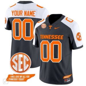Tennessee Volunteers Custom  Home Vapor SEC Patch   Black Alternate