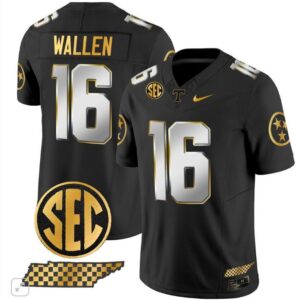 Tennessee Volunteers Morgan Wallen  #16 Vapor SEC Patch   Black Limited