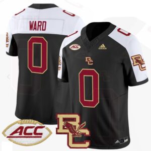 Treshaun Ward  #0 Boston College Eagles 2024 Vapor   Black Alternate