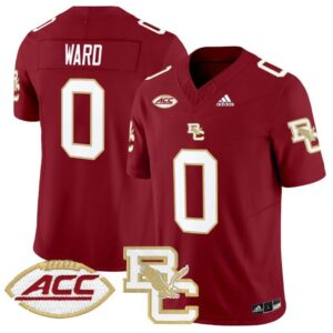 Treshaun Ward  #0 Boston College Eagles 2024 Vapor   Maroon