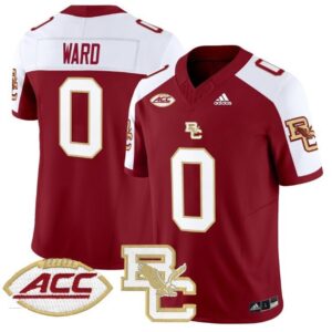 Treshaun Ward  #0 Boston College Eagles 2024 Vapor   Maroon Alternate