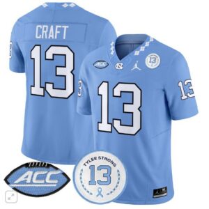 Tylee Craft  #13 North Carolina Tar Heels Vapor Tylee Strong 13   Blue