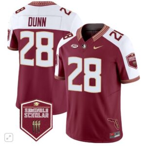 Warrick Dunn  #28 Florida State Seminoles Scholar Vapor   Maroon Alternate
