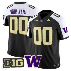 Washington Huskies Custom  Home Vapor B1G Patch   Black Alternate