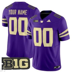 Washington Huskies Custom  Home Vapor B1G Patch   Purple