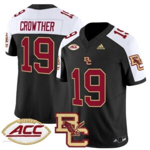 Welles Crowther  #19 Boston College Eagles 2024 Vapor   Black Alternate