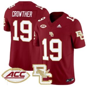 Welles Crowther  #19 Boston College Eagles 2024 Vapor   Maroon