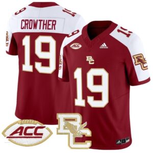 Welles Crowther  #19 Boston College Eagles 2024 Vapor   Maroon Alternate