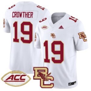 Welles Crowther  #19 Boston College Eagles 2024 Vapor Patch   White