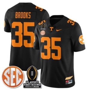 Will Brooks  #35 Tennessee Volunteers  Playoff First Round  - Black