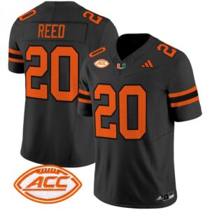 Ed Reed Jersey #20 Miami Hurricanes 2025 Vapor Limited Stitched Black
