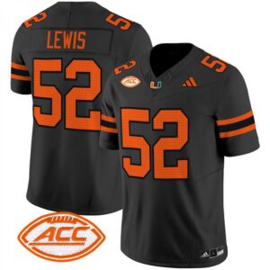 Ray Lewis Jersey #52 Miami Hurricanes 2025 Vapor Limited Stitched Black