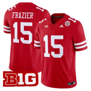 Tommie Frazier Jersey #15 Nebraska Cornhuskers 2025 Stitched Scarlet
