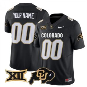 Custom Colorado Buffaloes Jersey 2025 Vapor Limited Stitched Black