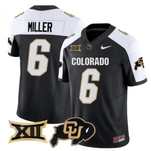 Drelon Miller Jersey #6 Colorado Buffaloes 2025 Limited Stitched Alternate