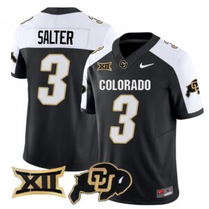 Kaidon Salter Jersey #3 Colorado Buffaloes 2025 Vapor Limited Stitched Alternate