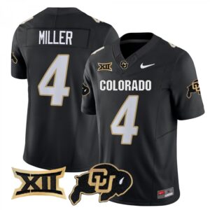 Omarion Miller Jersey #4 Colorado Buffaloes 2025 Limited Stitched Black