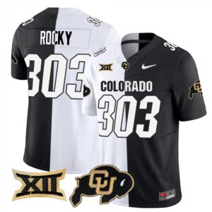 Rocky Jersey #303 Colorado Buffaloes 2025 Vapor Limited Stitched Stripeout