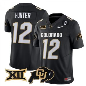 Travis Hunter Jersey #12 Colorado Buffaloes 2025 Limited Stitched Black