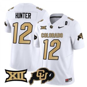 Travis Hunter Jersey #12 Colorado Buffaloes 2025 Limited Stitched White