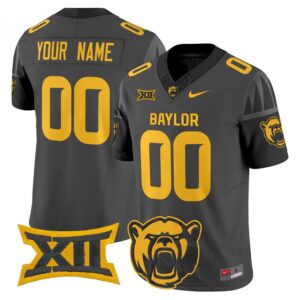 Custom Baylor Bears Jersey Name, Number 2025 Limited Stitched Black