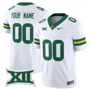 Custom Baylor Bears Jersey Name, Number 2025 Limited Stitched White